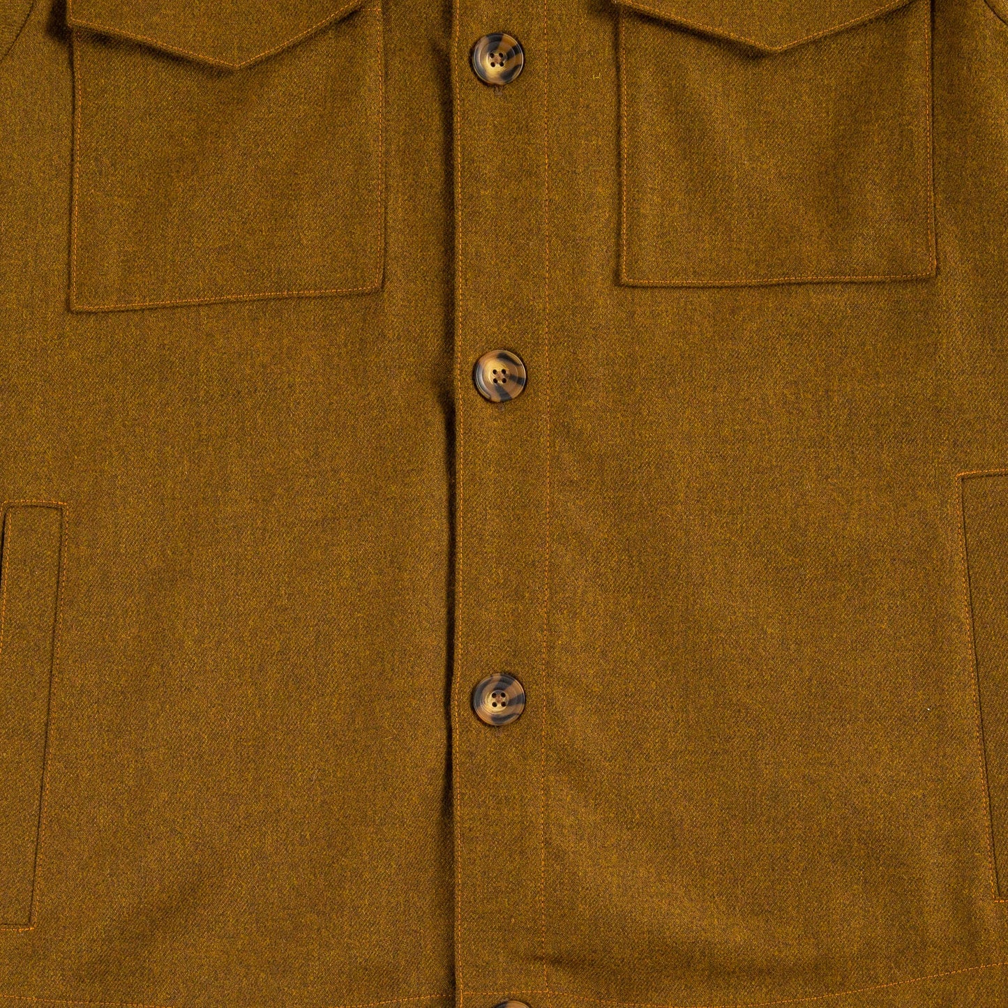 Golden Melange Wool Jacket