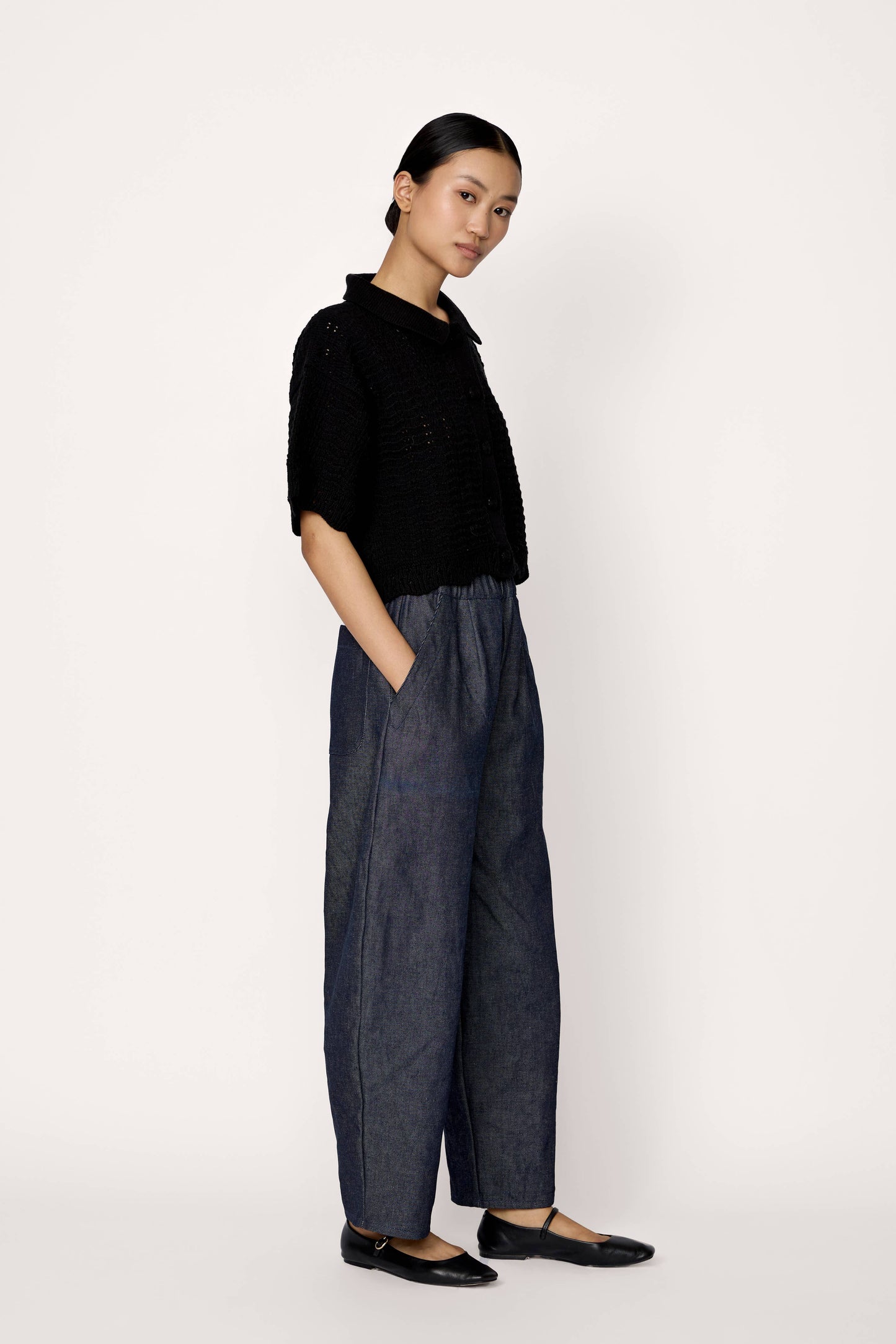 Barrel Leg Denim - Indigo