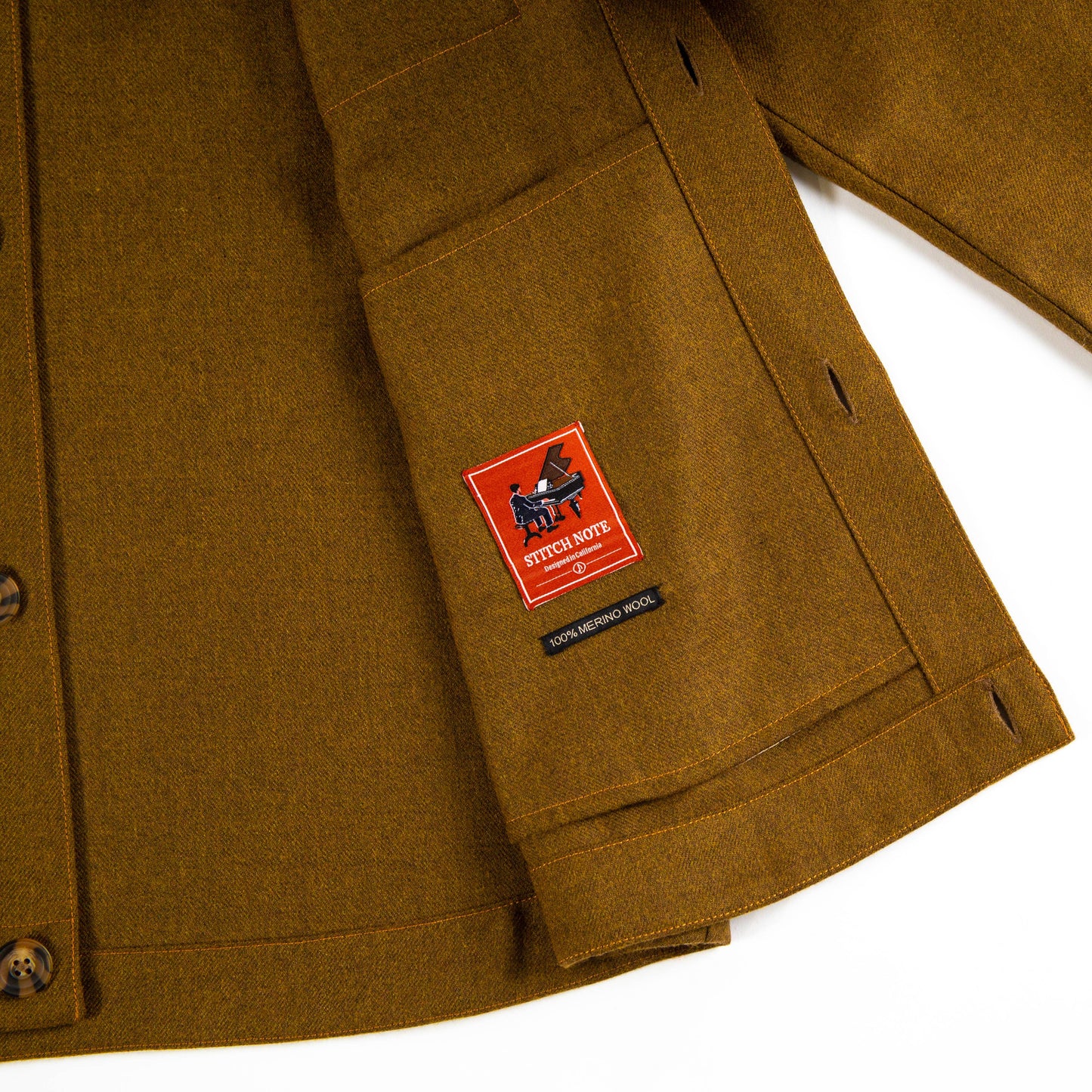 Golden Melange Wool Jacket