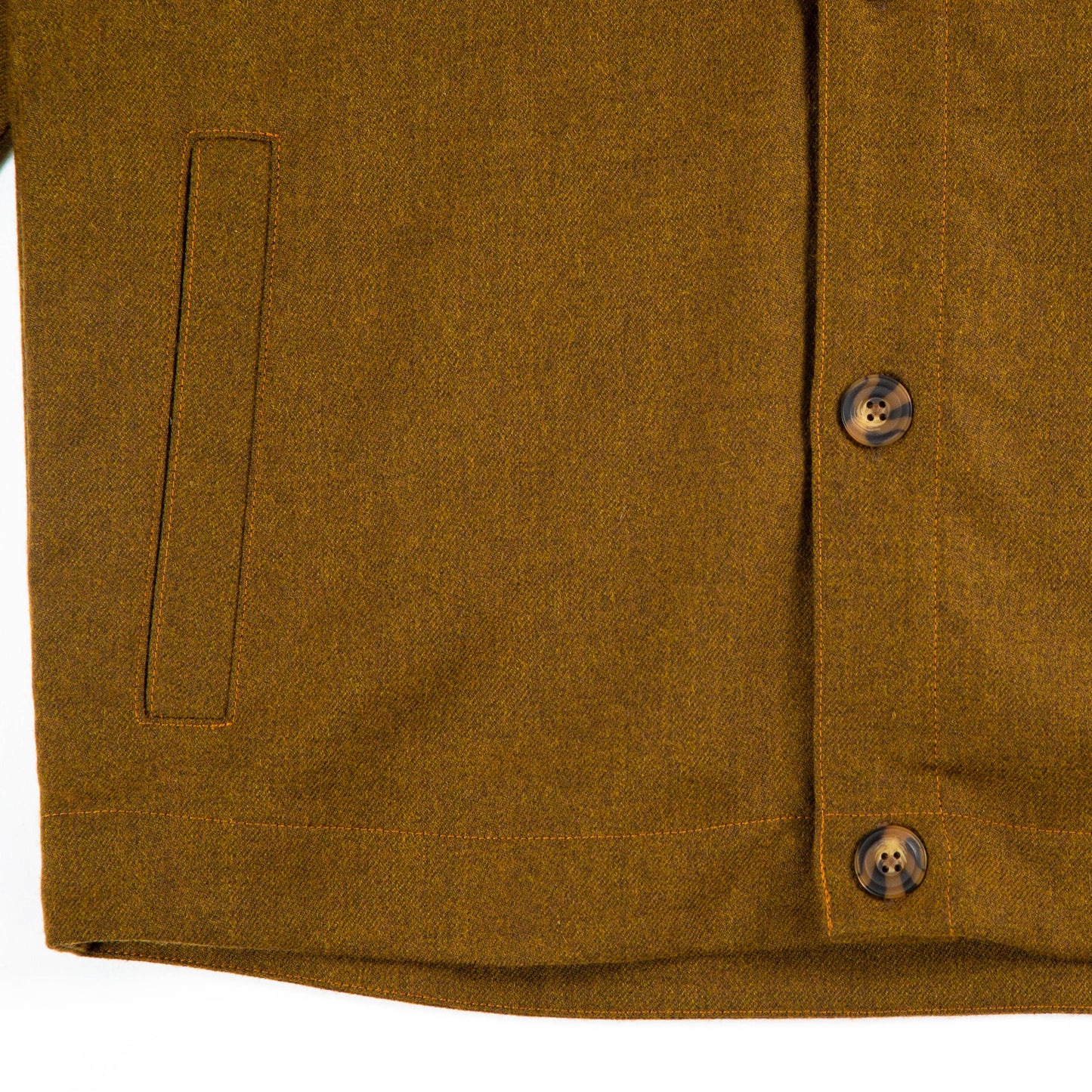 Golden Melange Wool Jacket
