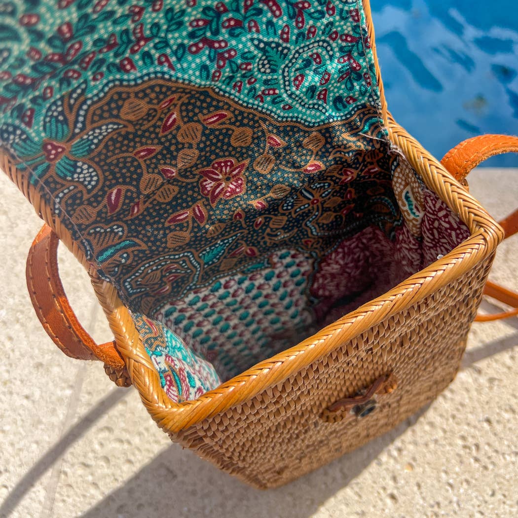 Ata Vine Cell Phone Crossbody Bag