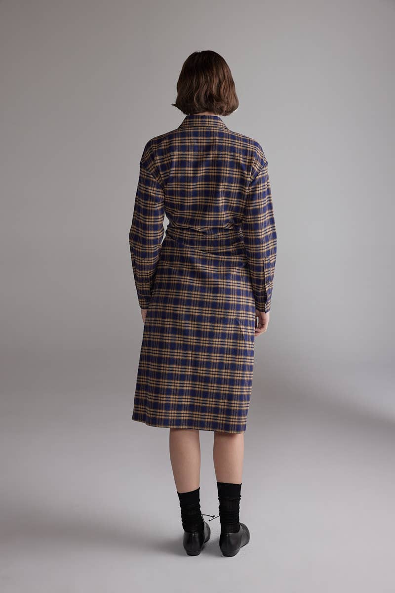 Plaid Shirt Dress