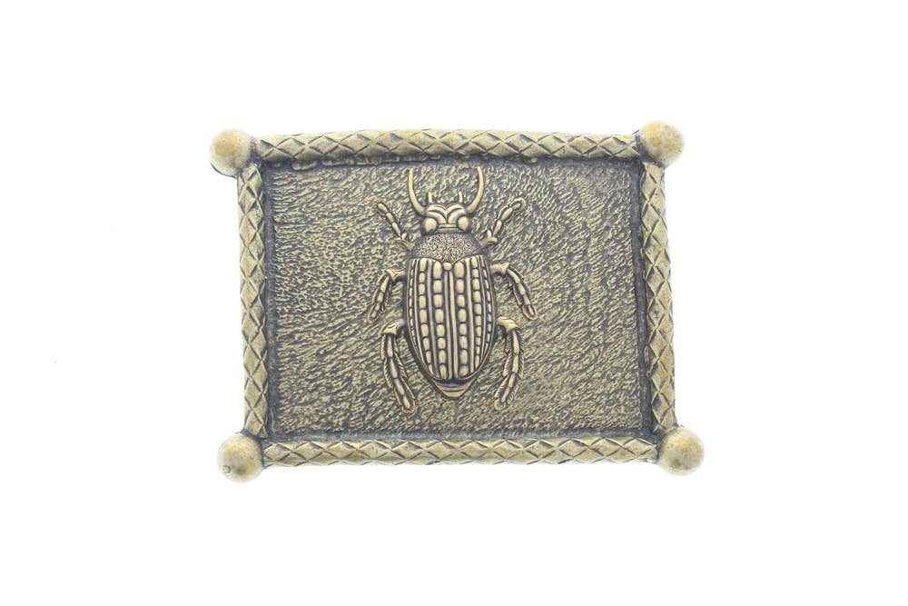 Beetle bug Buckle, 3" , made in USA