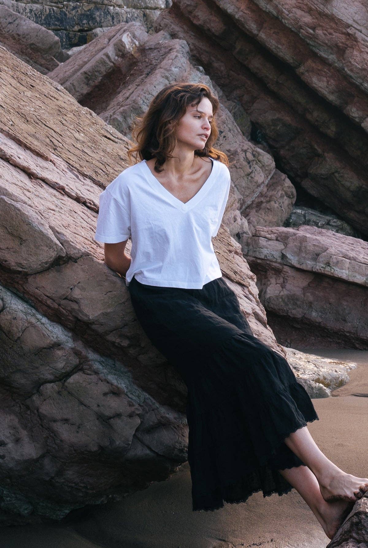 Deep V Tee