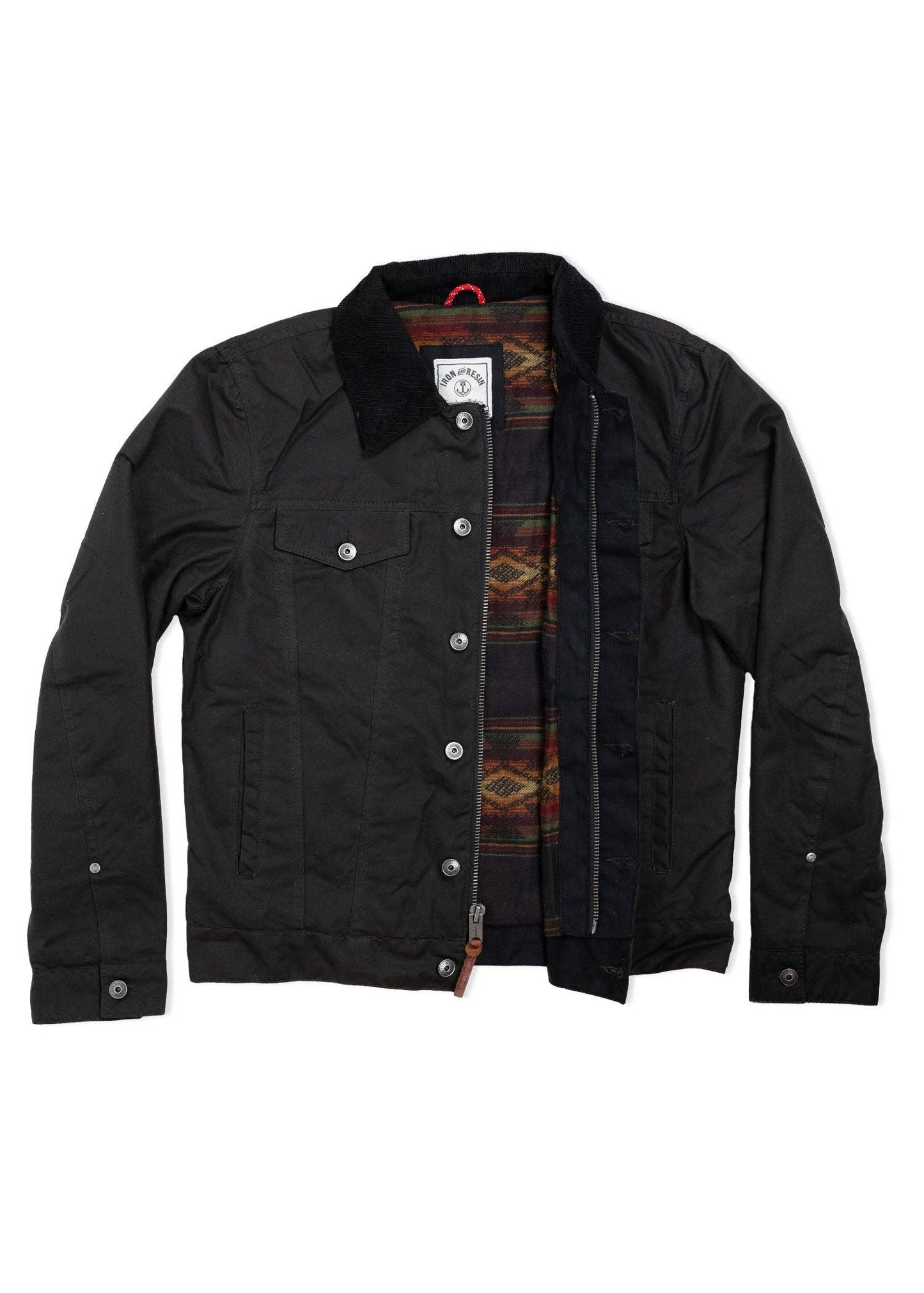 Scout Jacket - Charcoal Waxed Canvas