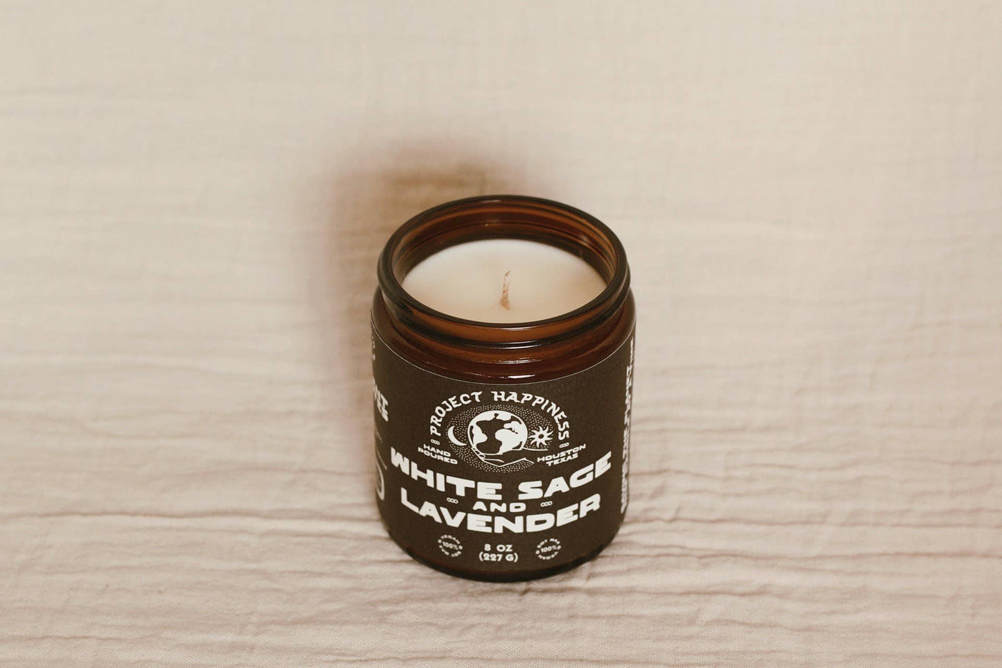White Sage and Lavender - 8 oz Soy Candle