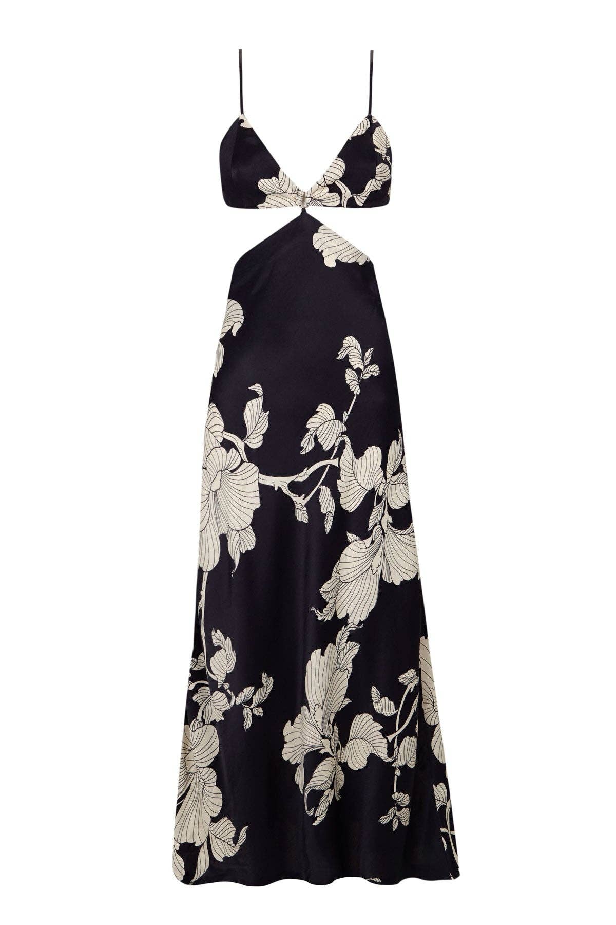 Musk Floral Dress - Black