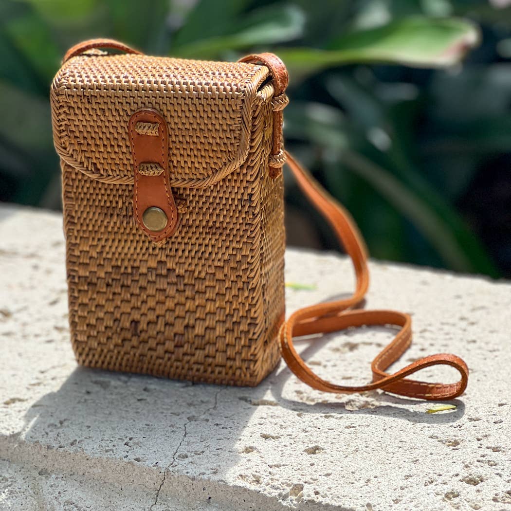 Ata Vine Cell Phone Crossbody Bag