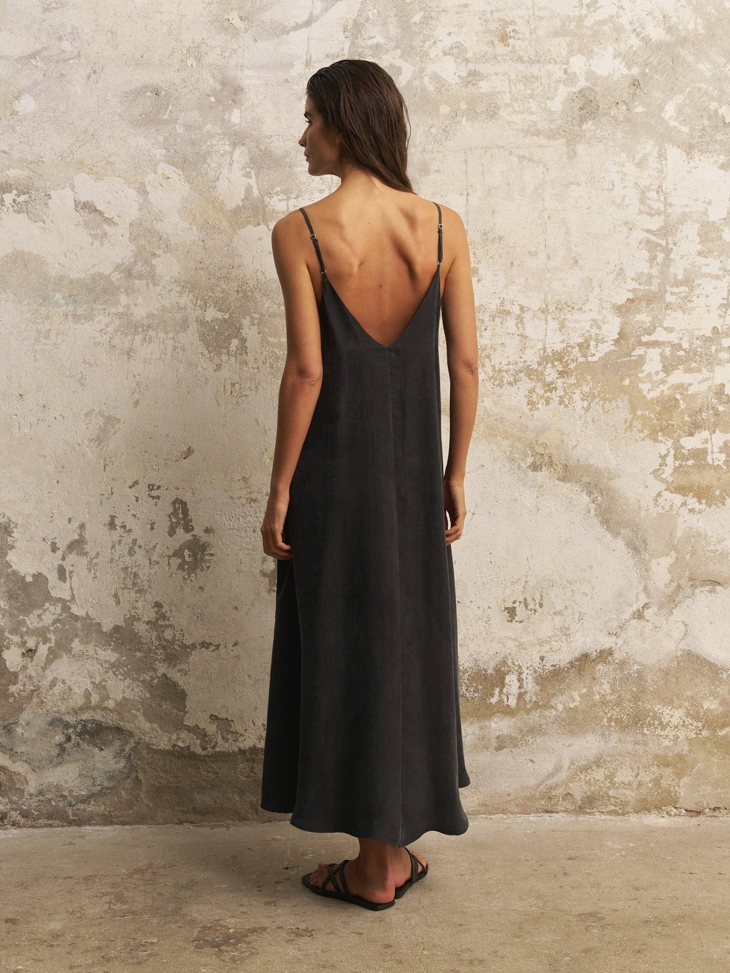 Lucid Flow Maxi Dress - Black