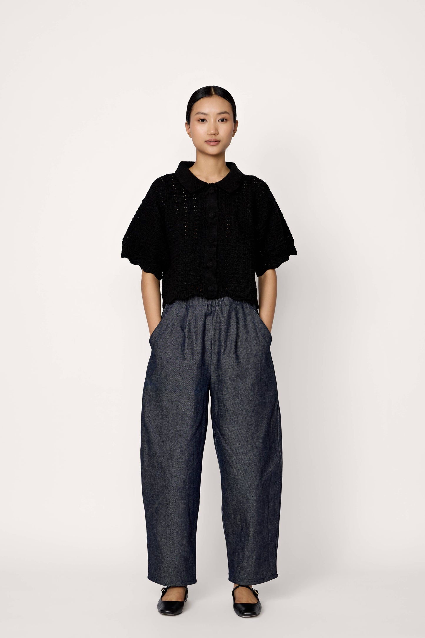 Barrel Leg Denim - Indigo