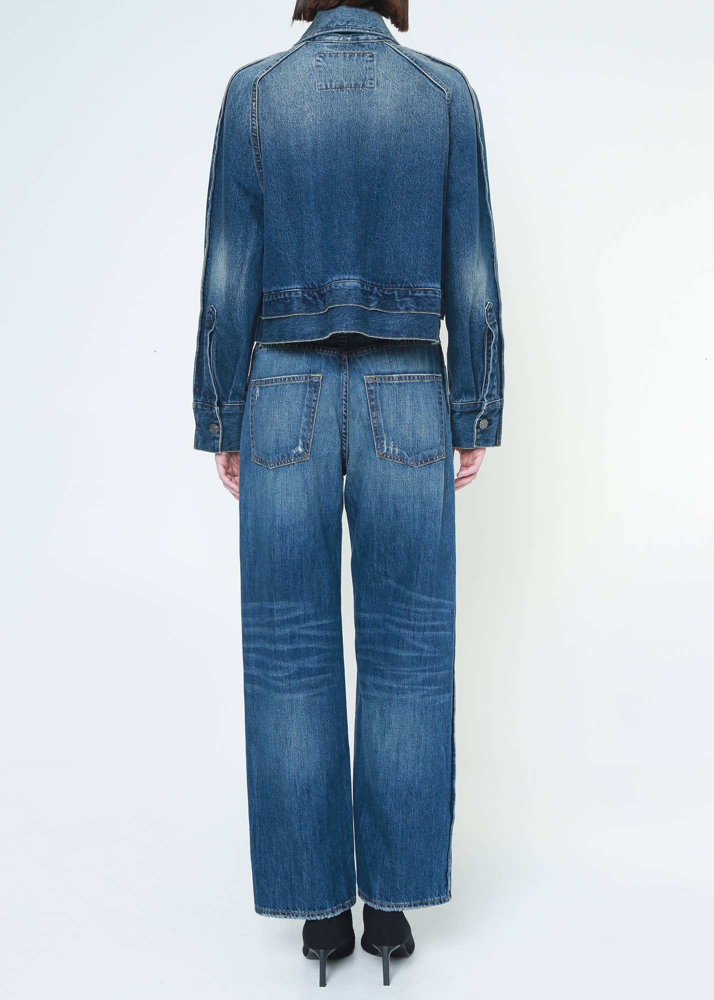 Miley Straight Jeans - French Outseam Detail