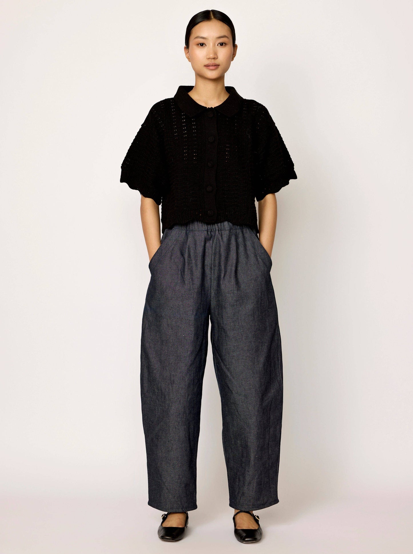 Barrel Leg Denim - Indigo