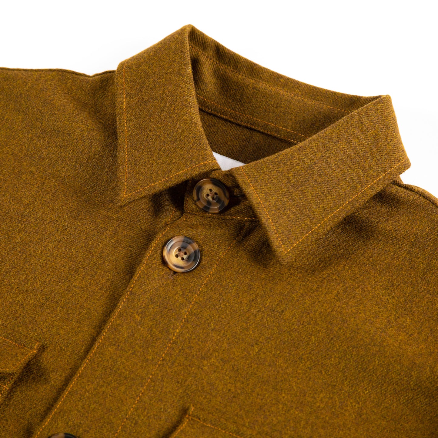 Golden Melange Wool Jacket