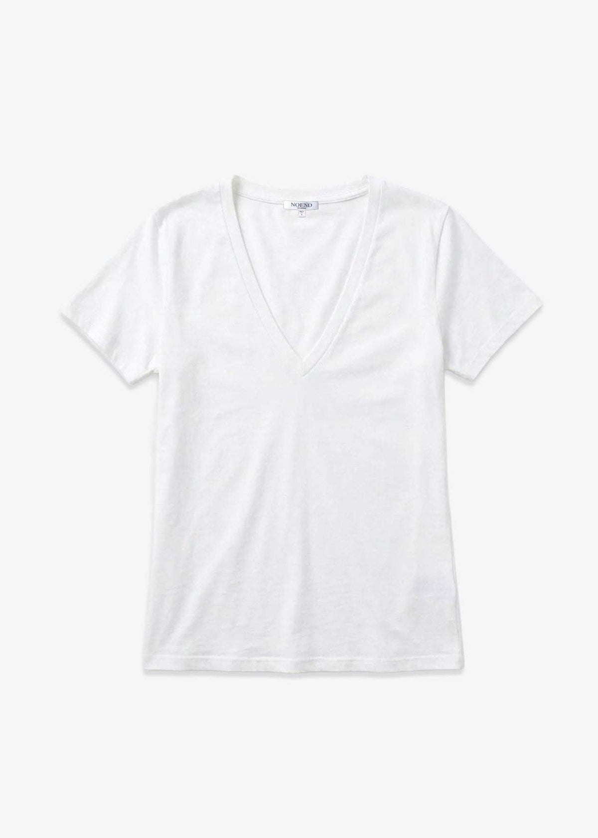 Supima Cotton Deep V-Neck Tee