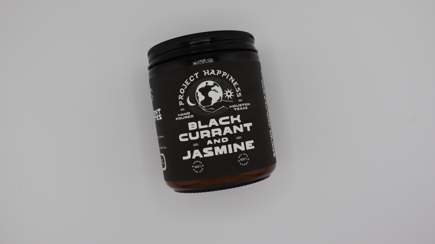 Black Currant and Jasmine LIMITED TIME ONLY- 8 oz Soy Candle