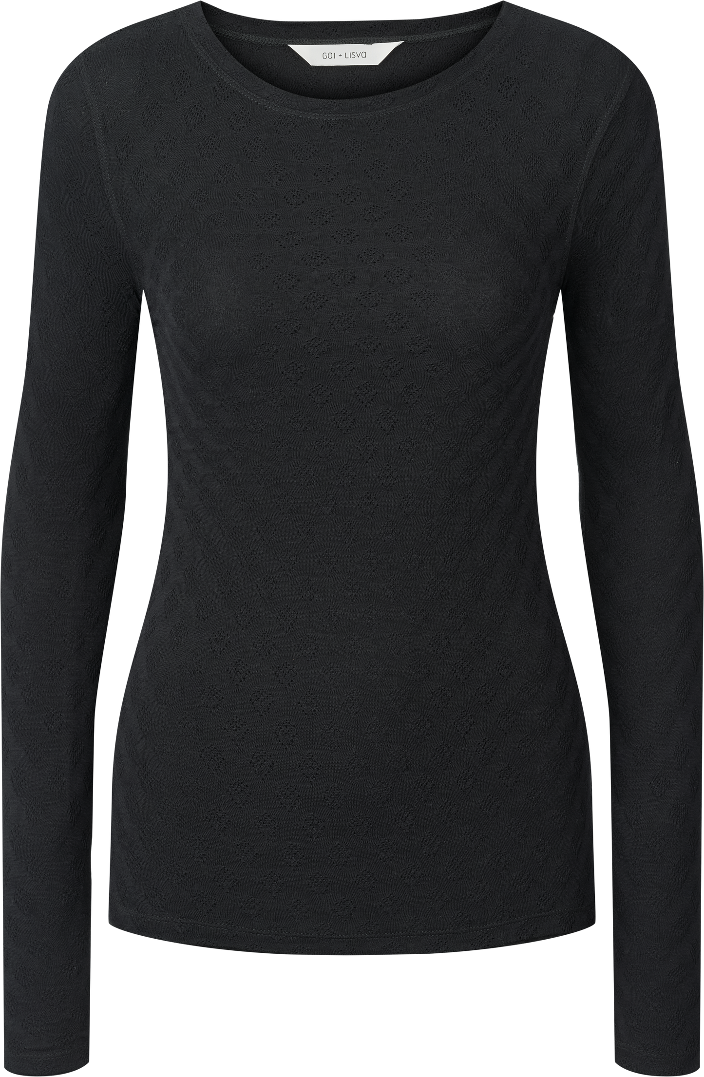 Fermi Silk Top - Stretch Limo Black