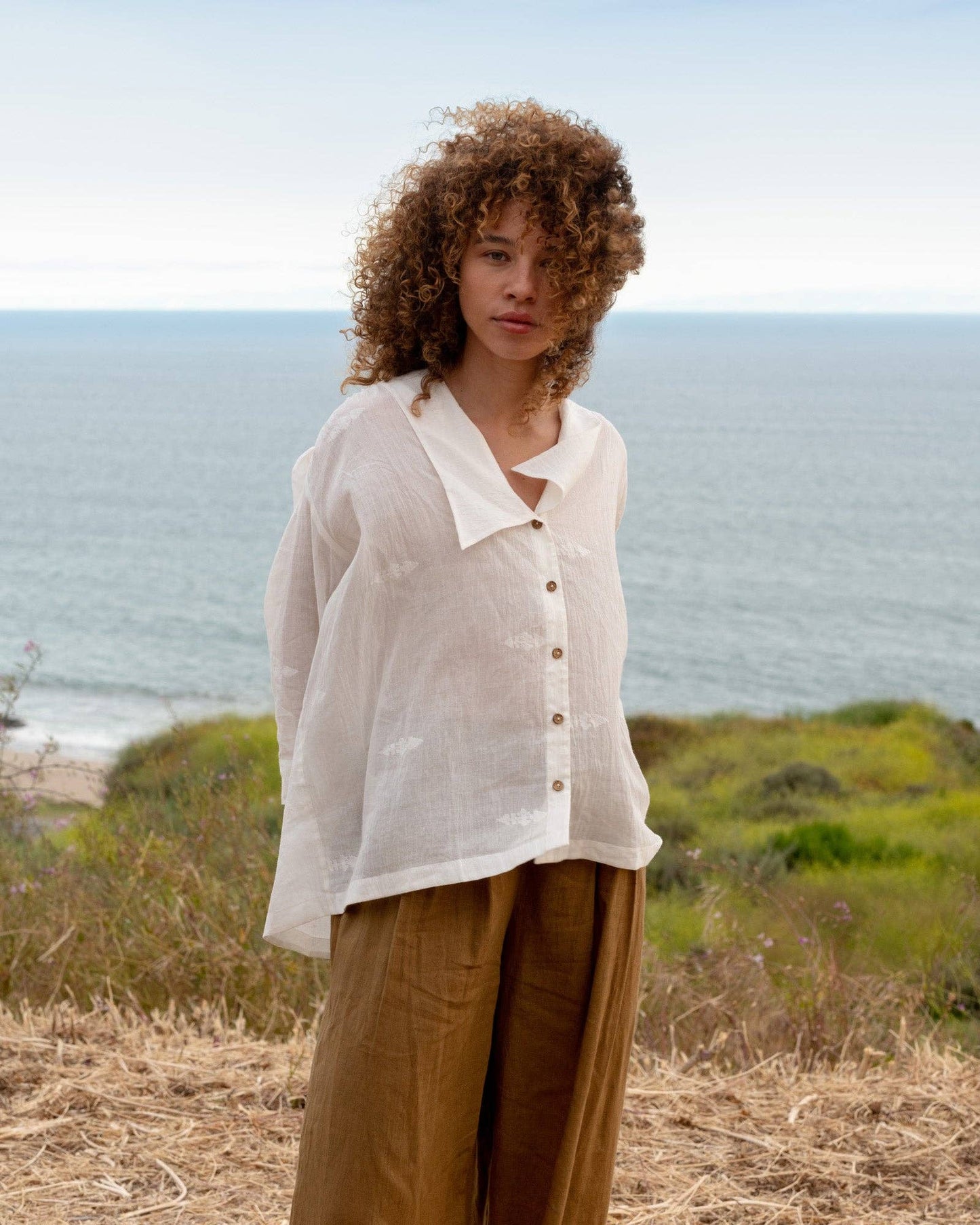 Vintage chelsea collar shirt