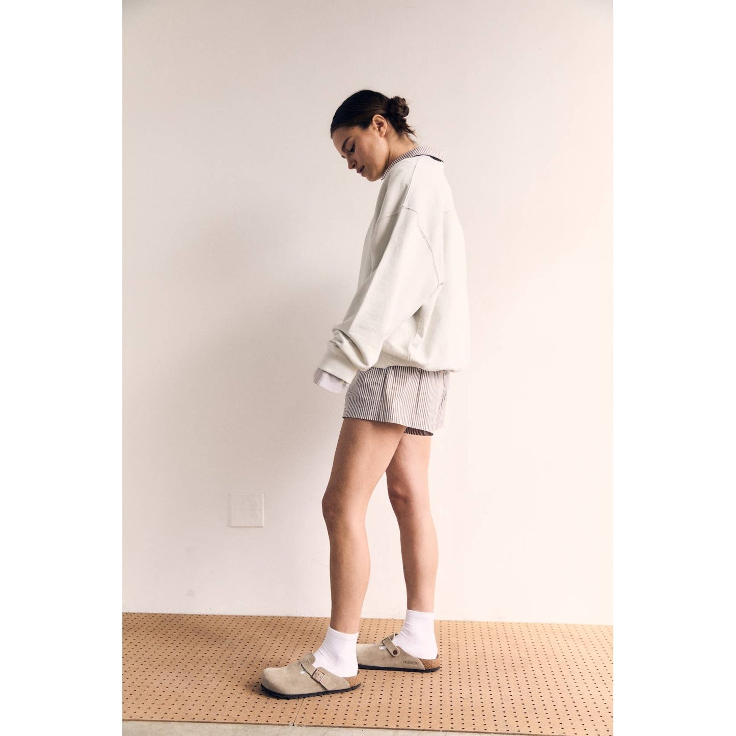Oversized French Terry Boxy Sweatshirt