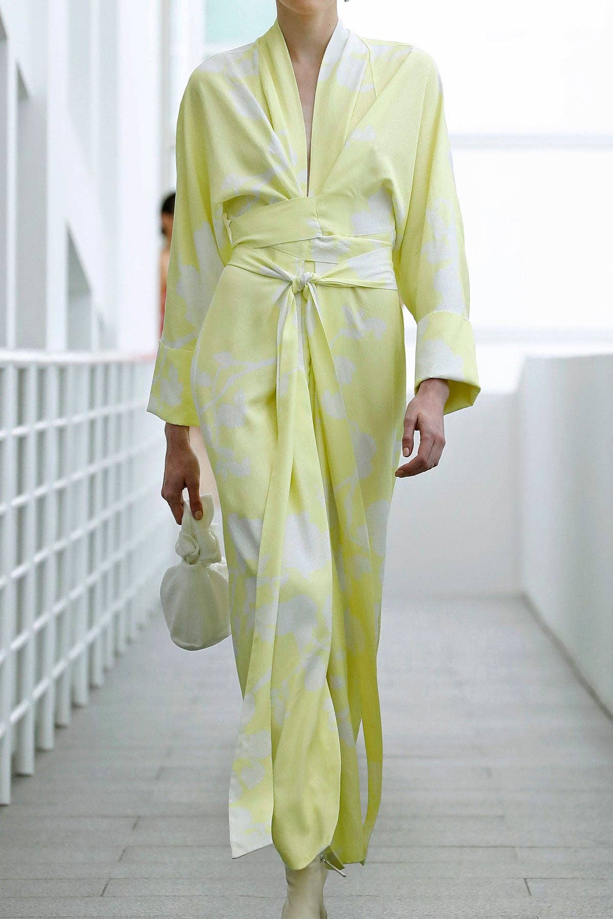 Nuss Kimono Dress - Yellow