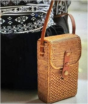 Ata Vine Cell Phone Crossbody Bag