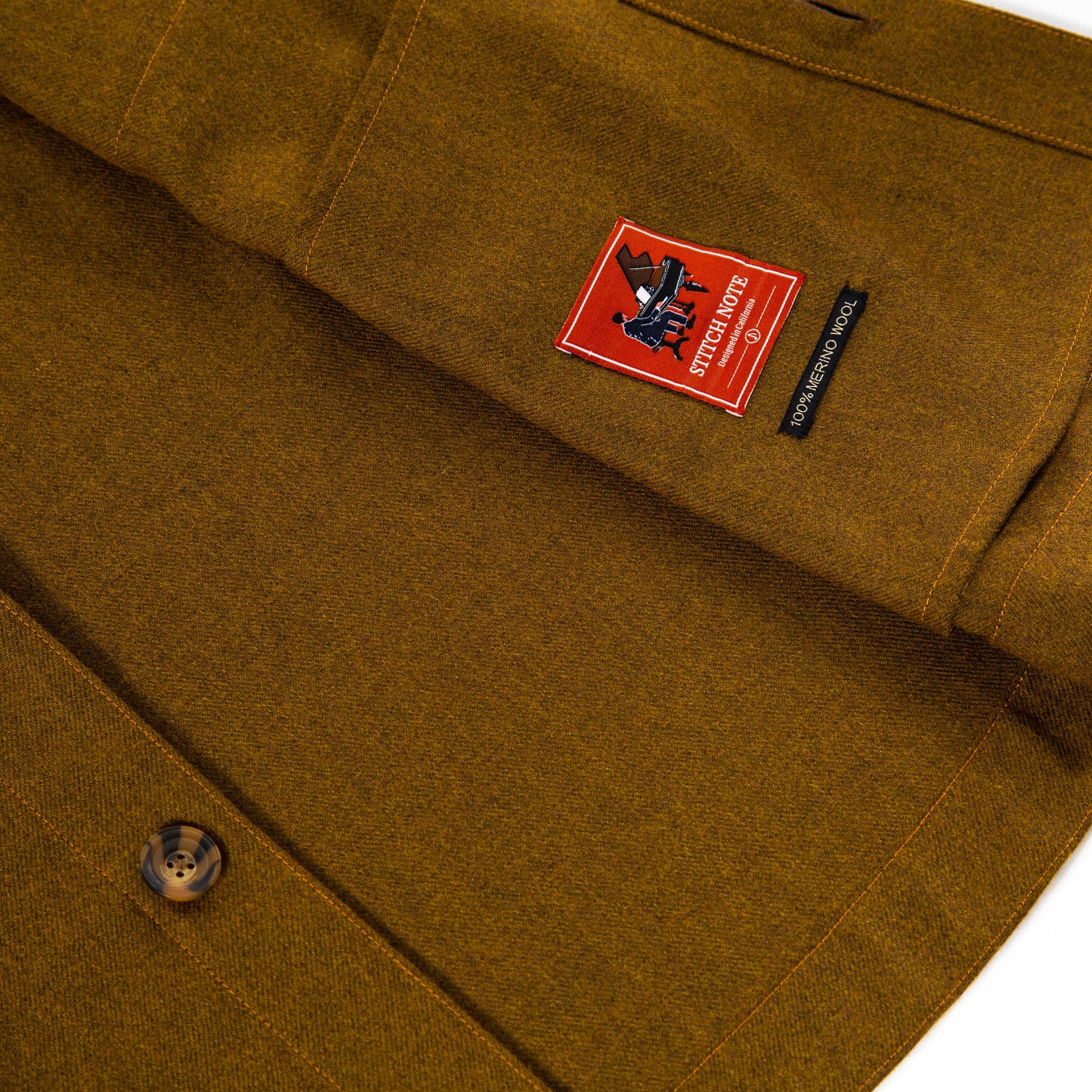 Golden Melange Wool Jacket
