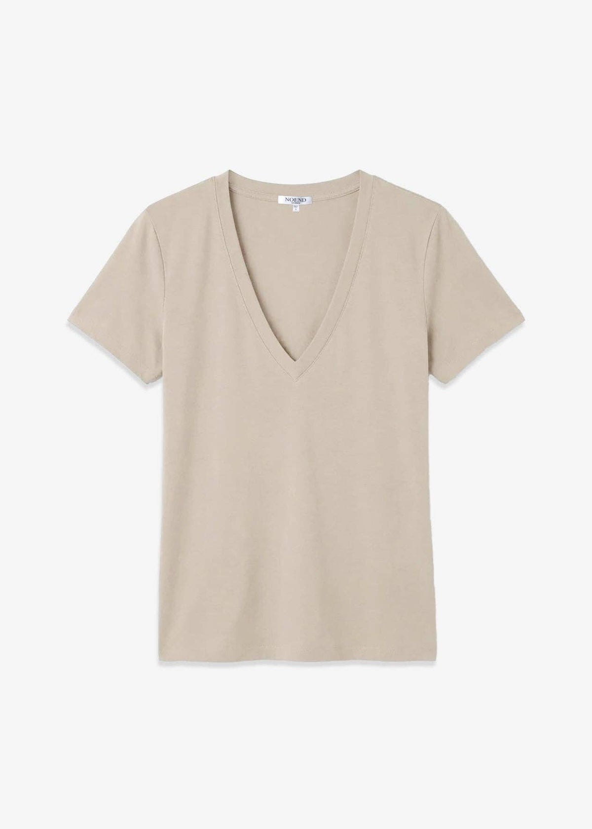 Supima Cotton Deep V-Neck Tee