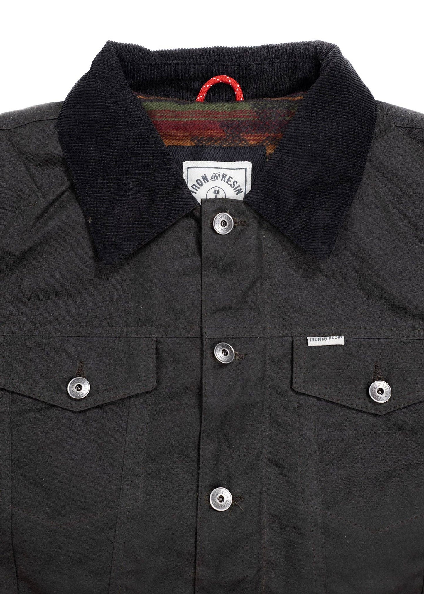 Scout Jacket - Charcoal Waxed Canvas