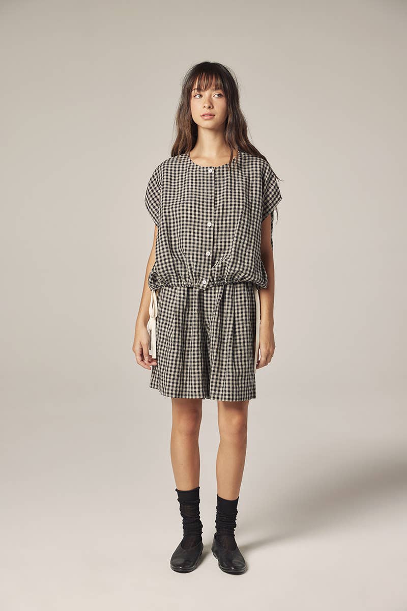 Gingham Easy Shorts