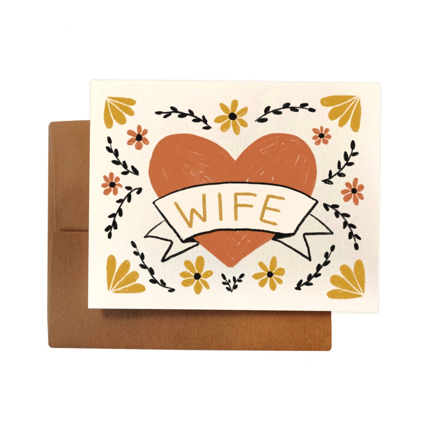 WIFE ~ CLASSIC HEART Card