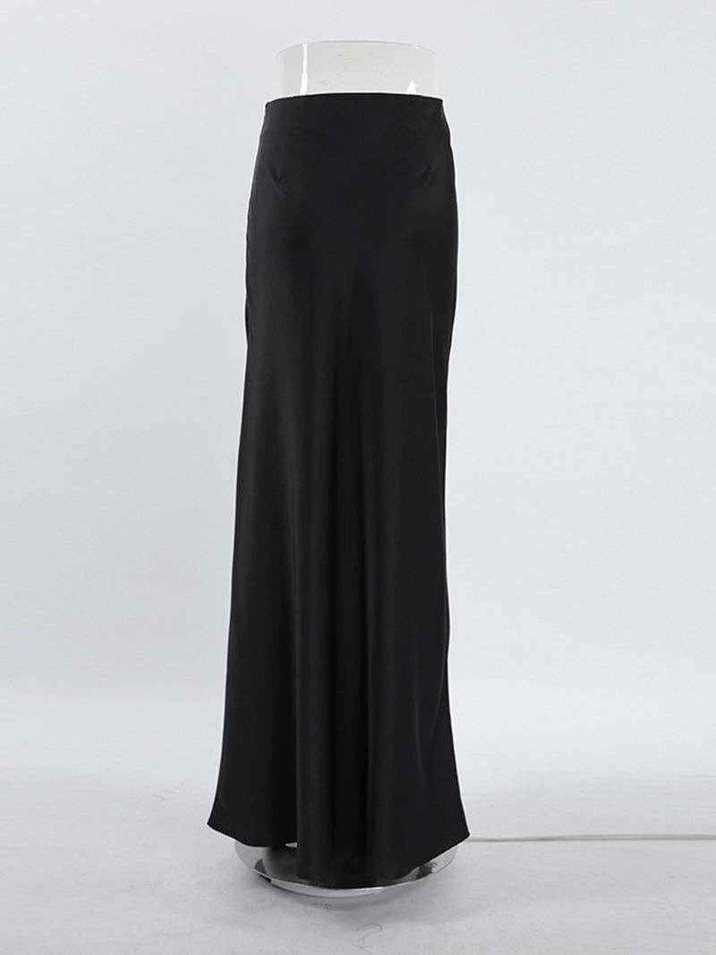 Satin Maxi Skirt