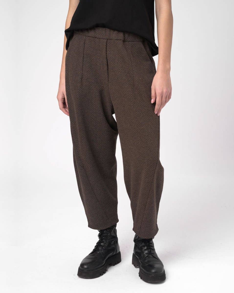 Elastic Seamed Cotton Pant