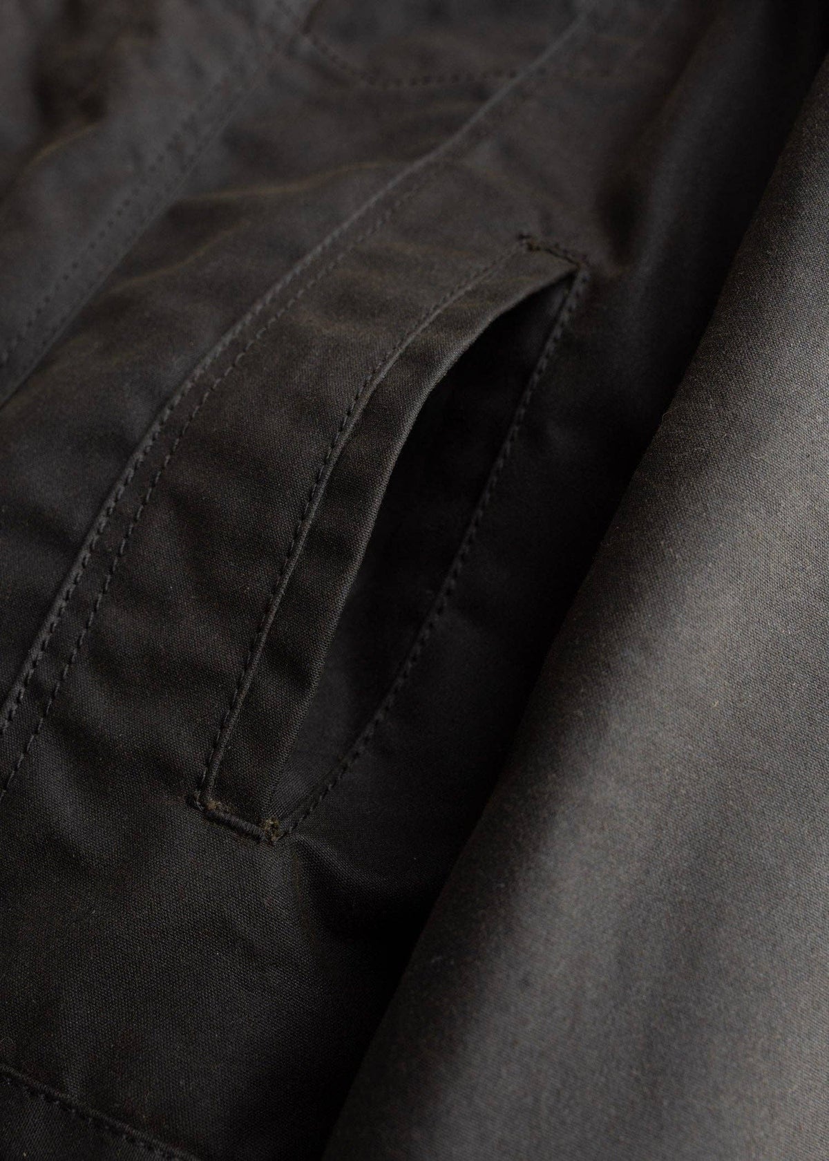 12oz Halley Stevensons Waxed Canvas Coat / The Scout by Iron & Resin