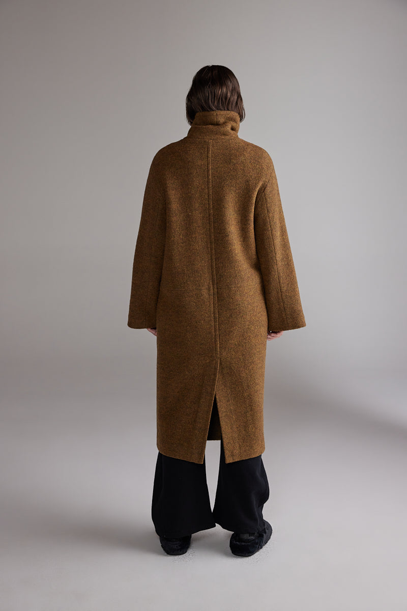 Wool Double-Breasted Coat