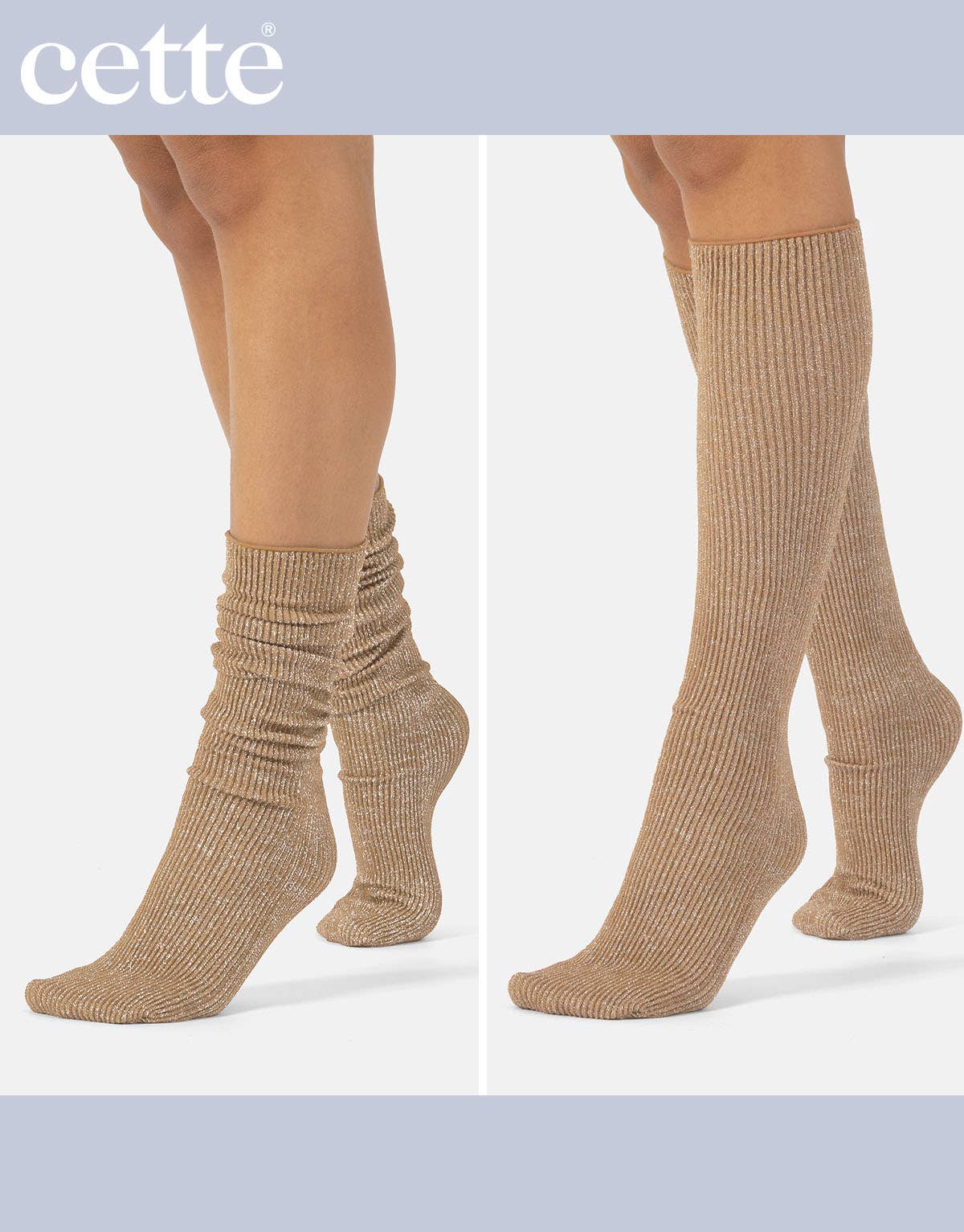 Ribbed Socks, Shiny Socks for Women, Dresses for Women