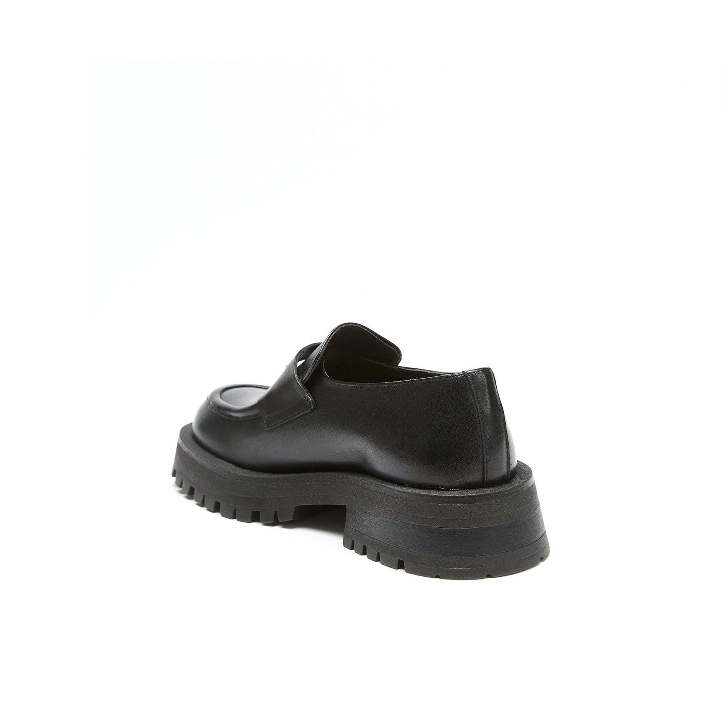 Black loafer for women. Made in Italy