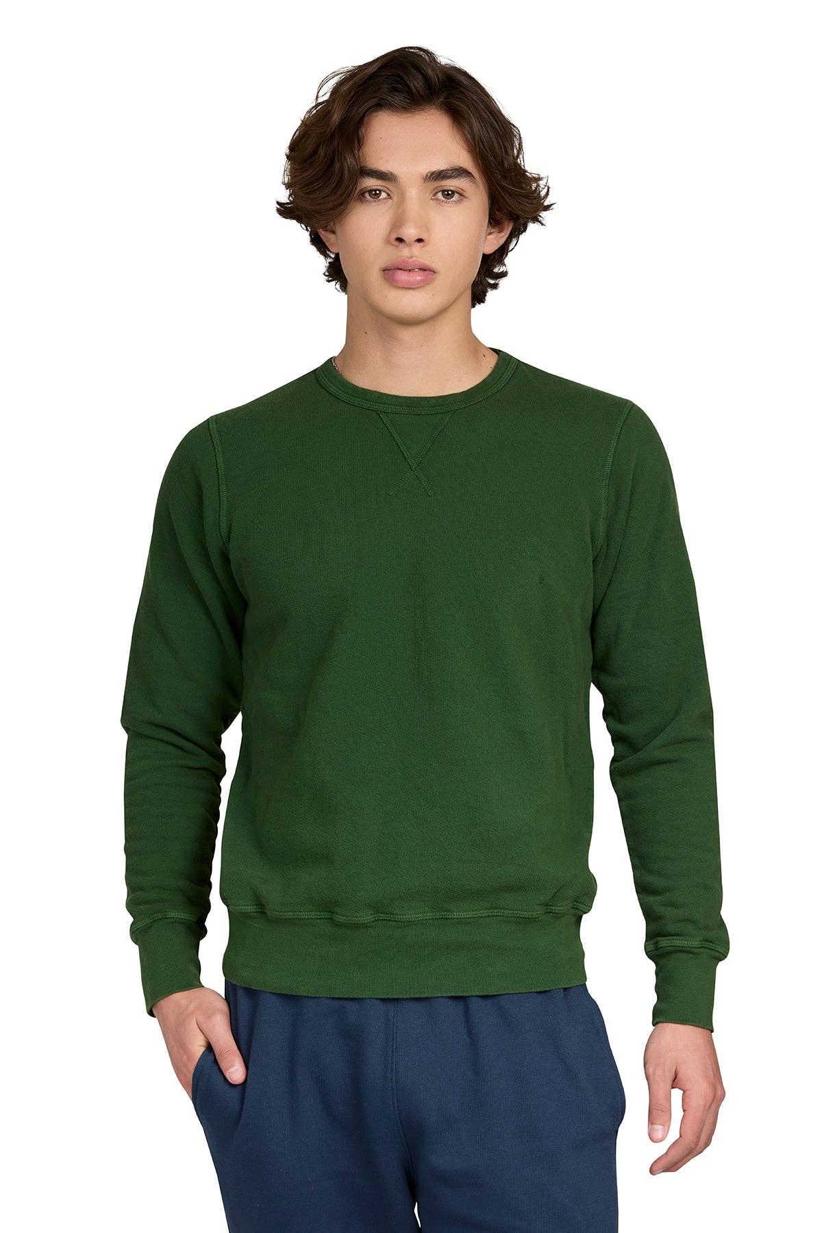 Long Sleeve Sweatshirt Cotton French Terry - Garment Dye 9oz
