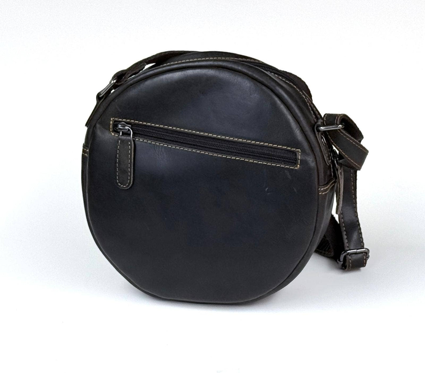 Leather Shoulder Bag - Sandy