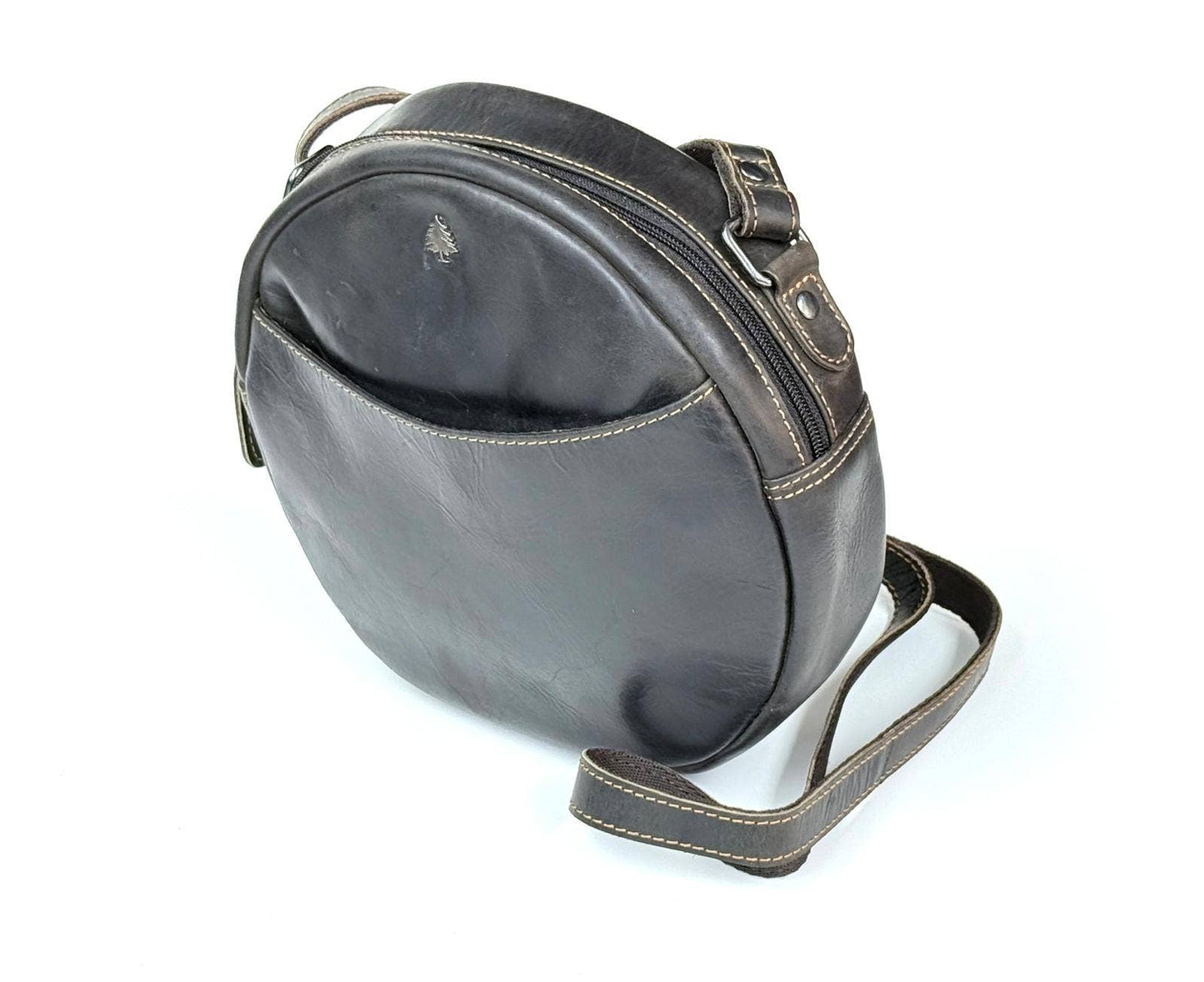 Leather Shoulder Bag - Sandy