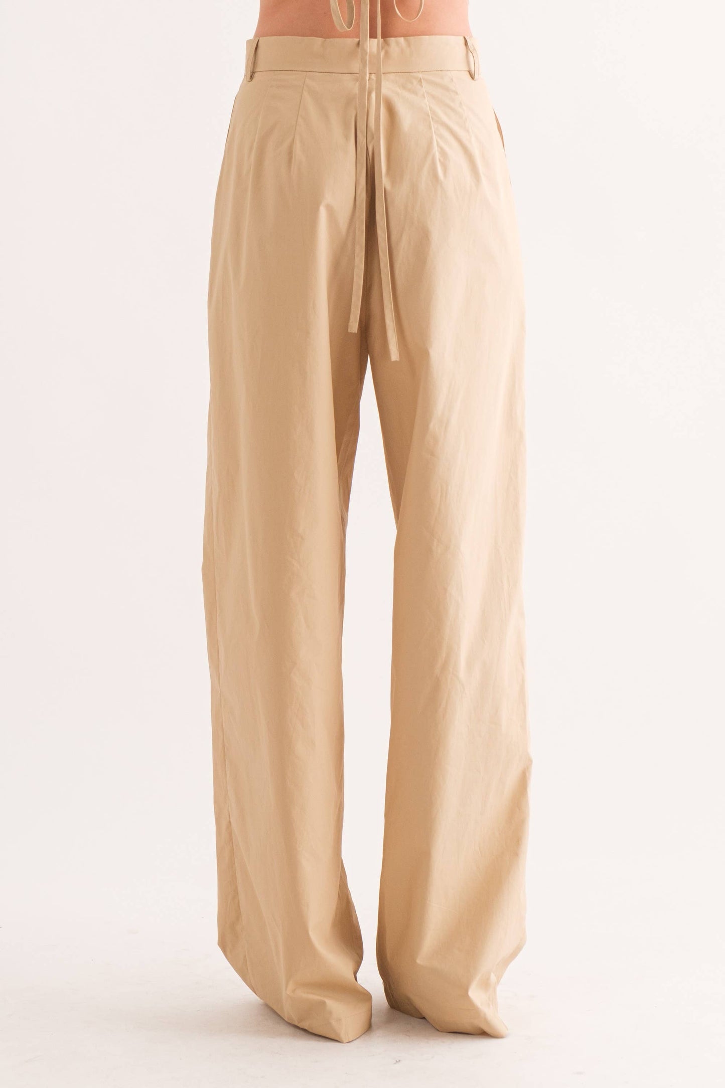 Alexa High Waist Poplin Trousers