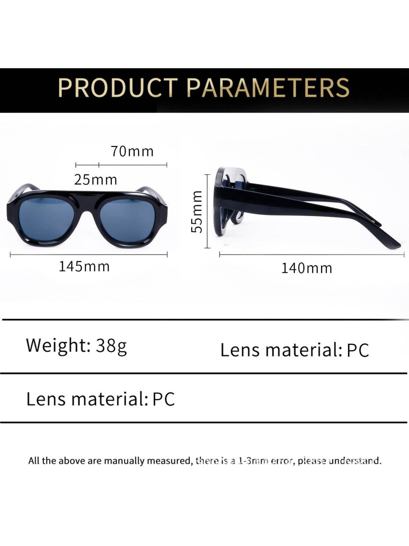 Retro Square Sunglasses Fashion Women N6B163