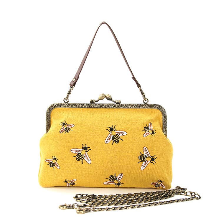 Bees Kisslock Bag