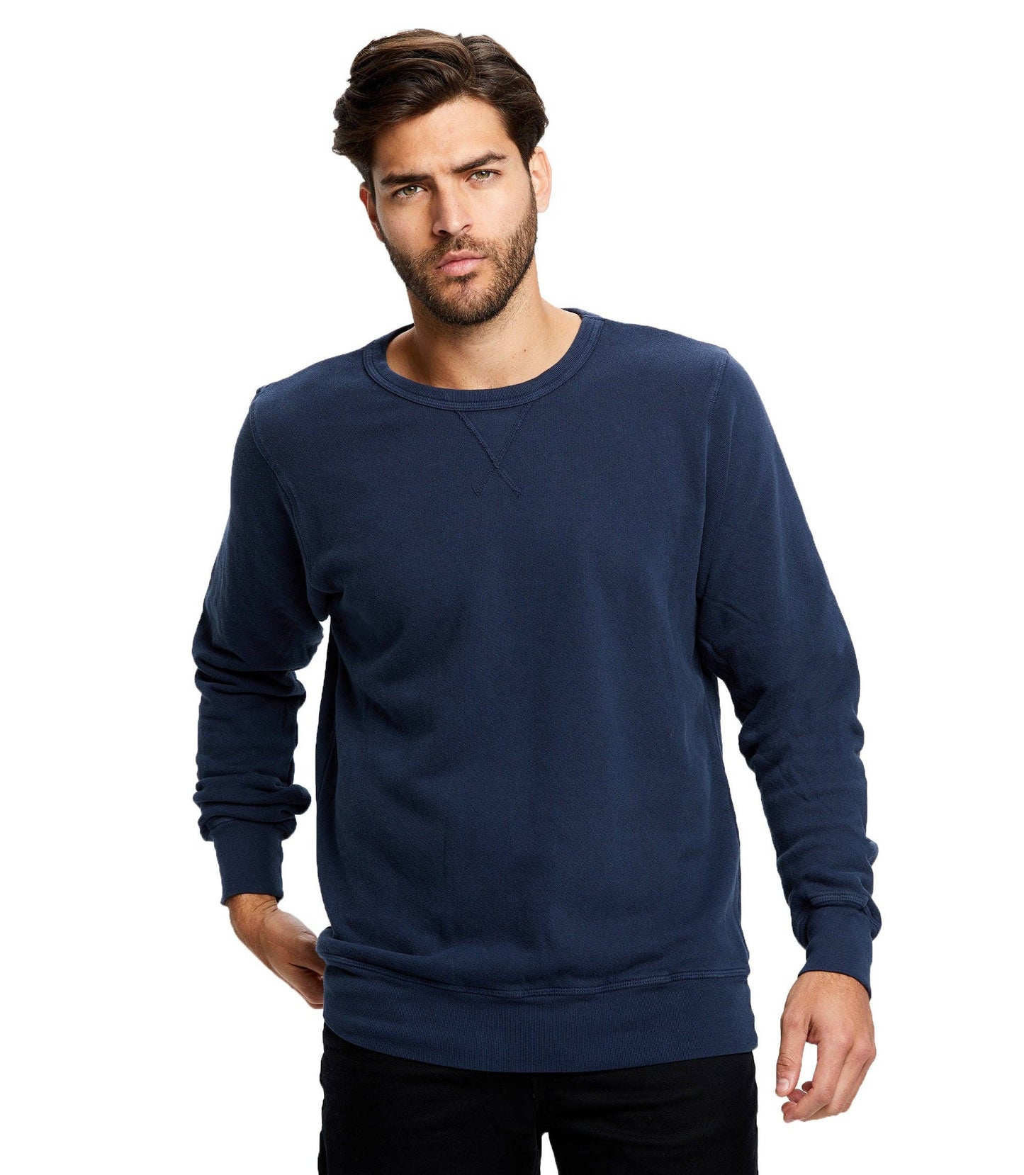 Long Sleeve Sweatshirt Cotton French Terry - Garment Dye 9oz