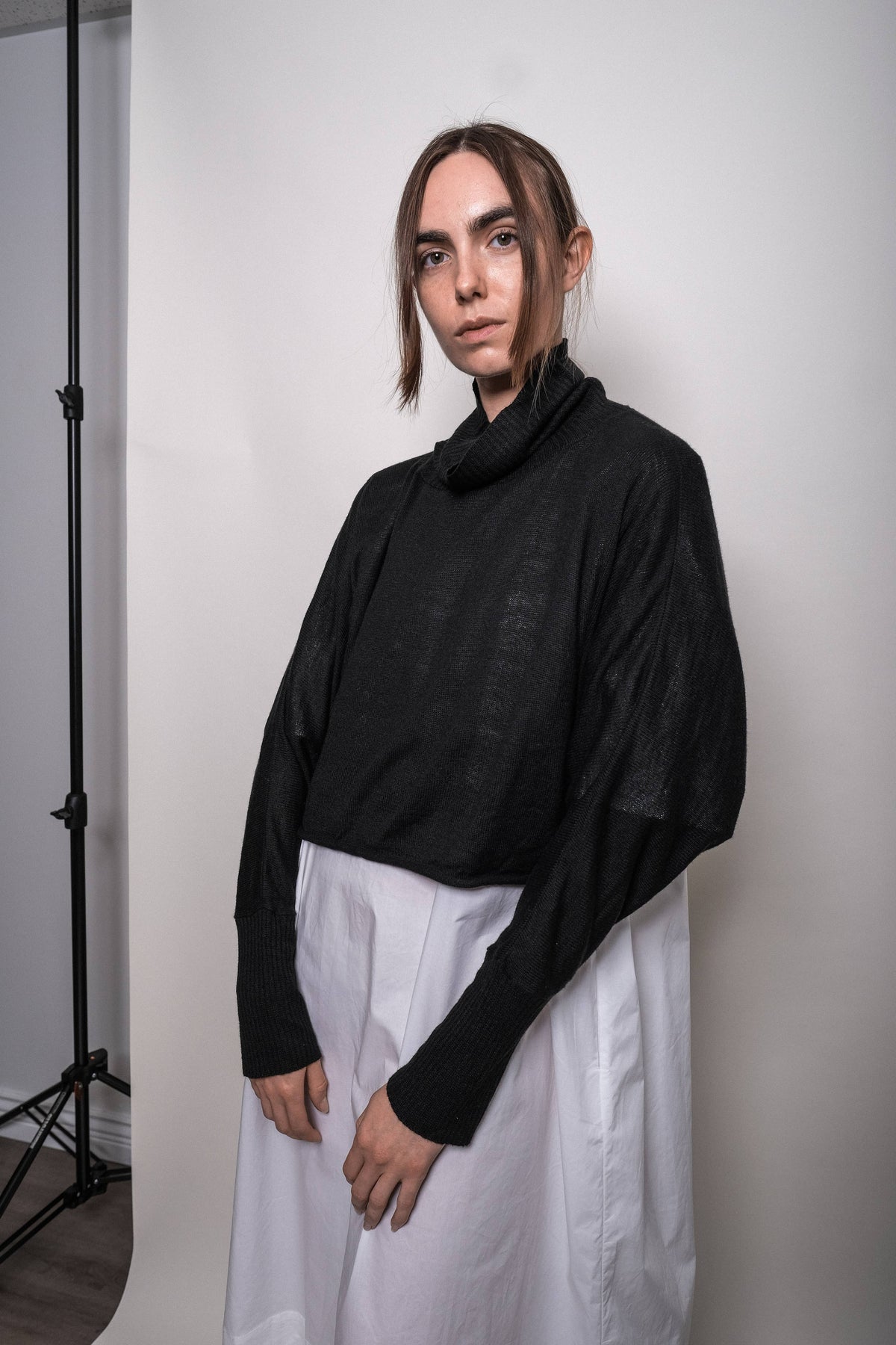Alicia Turtleneck in Black