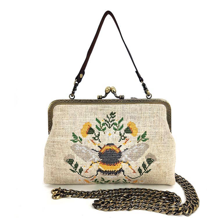 Bee Vintage Kisslock Bag