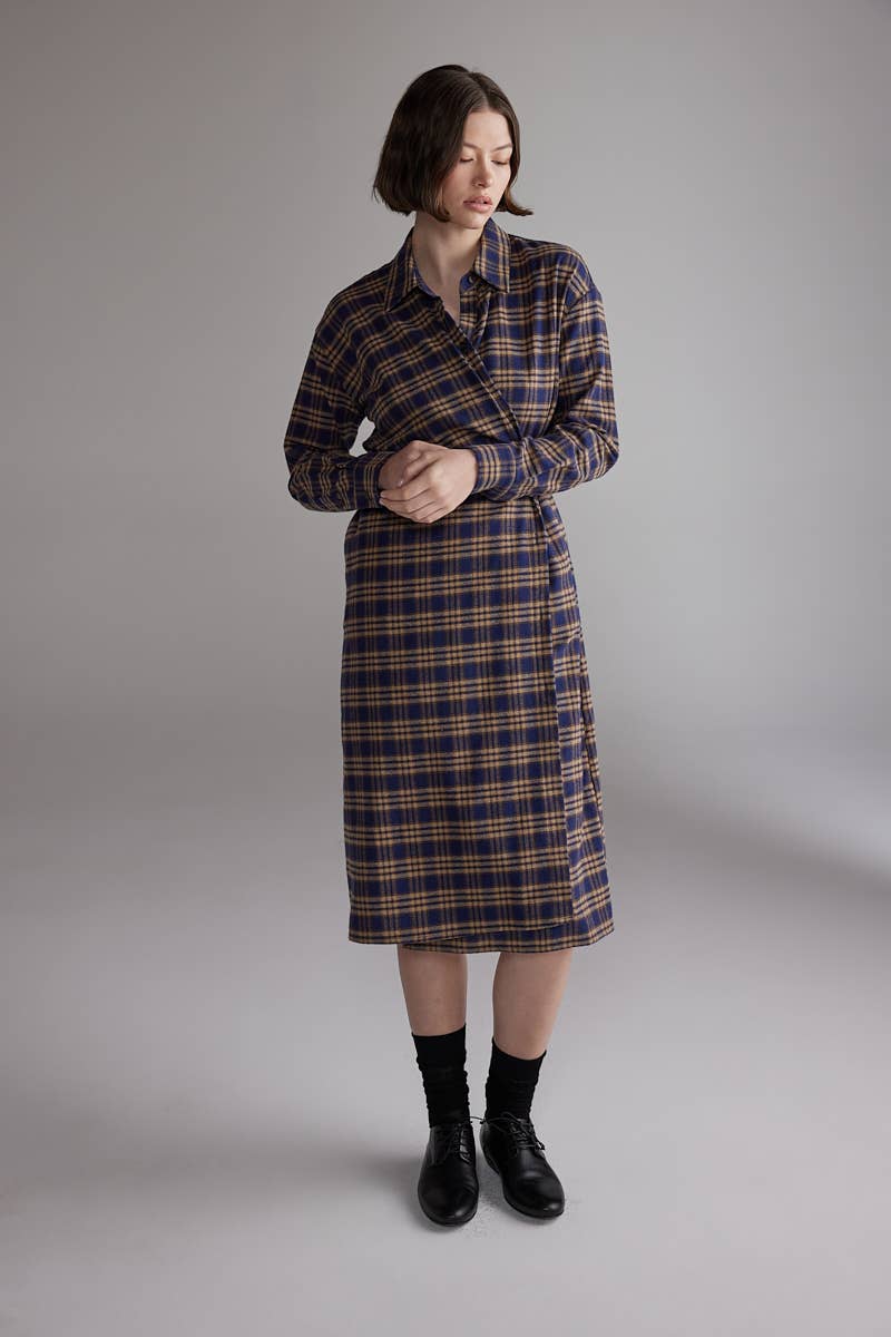 Plaid Shirt Dress