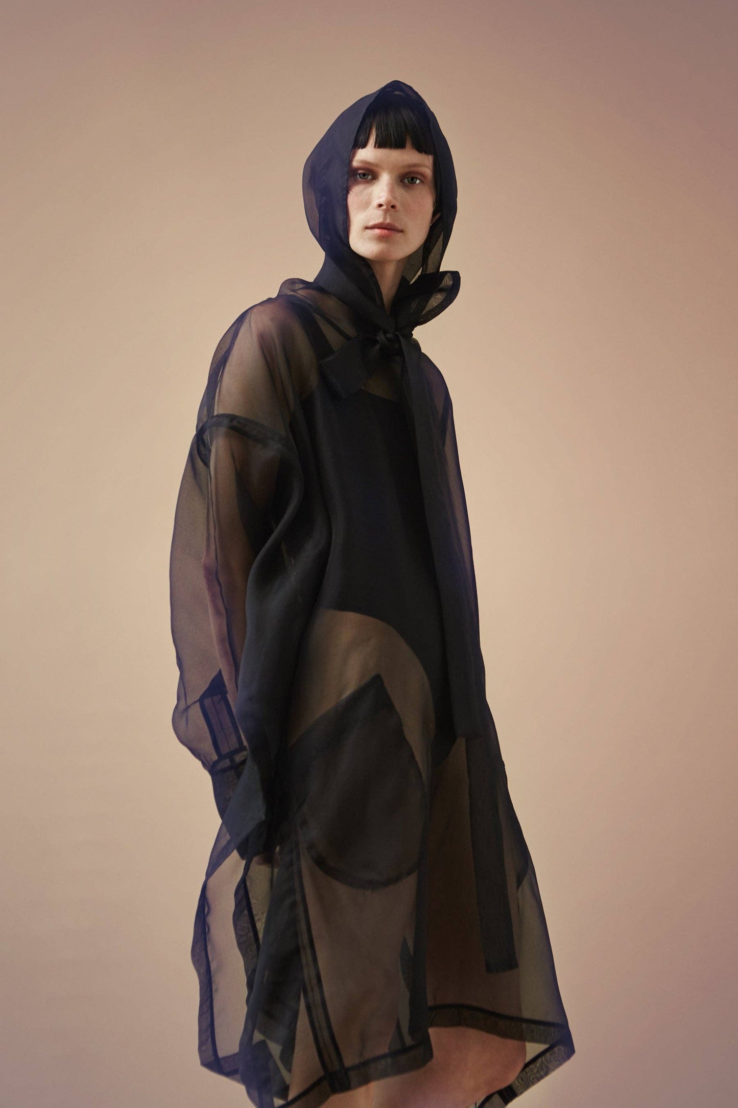 Black Dahlia Hooded Cape