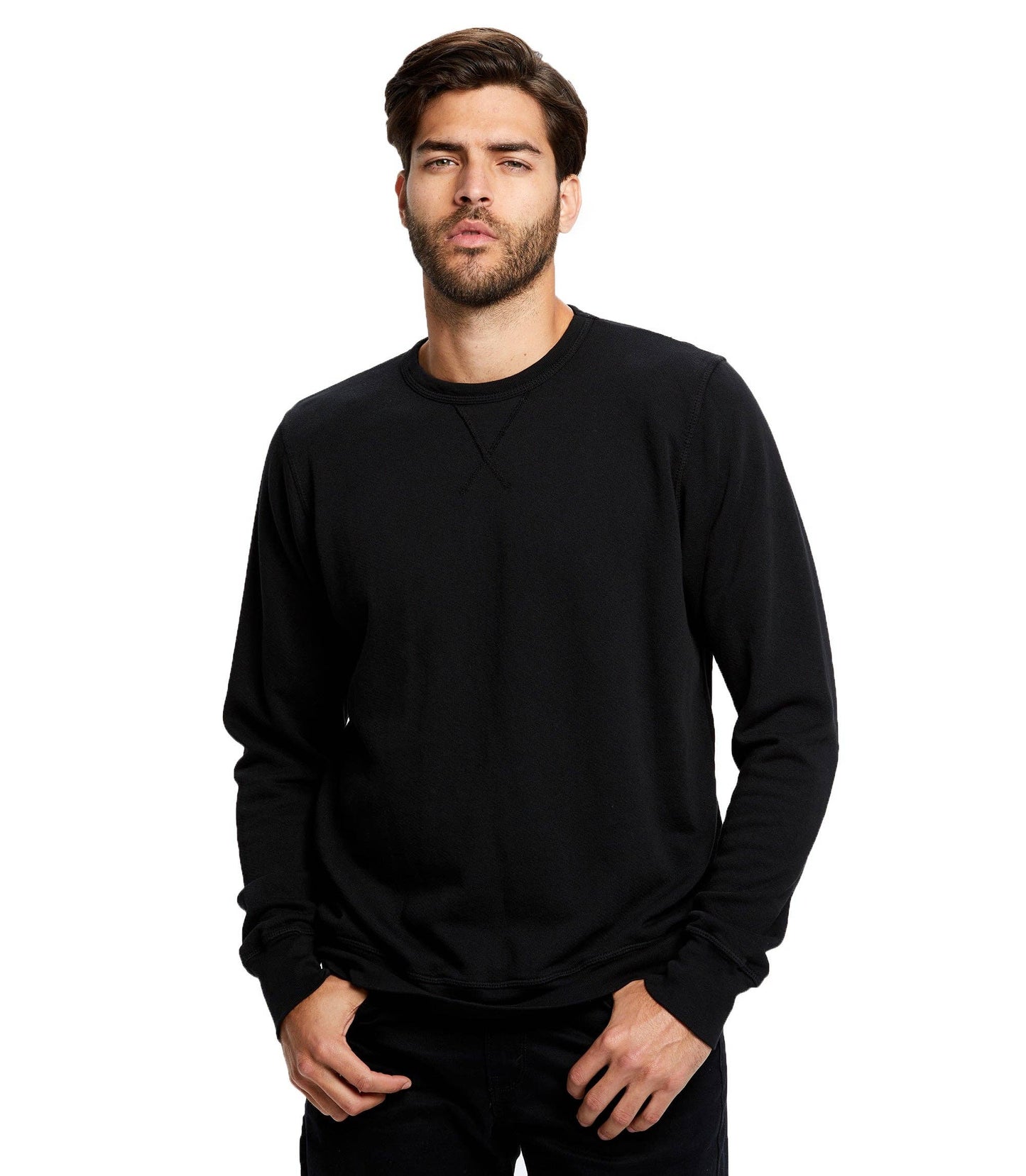 Long Sleeve Sweatshirt Cotton French Terry - Garment Dye 9oz