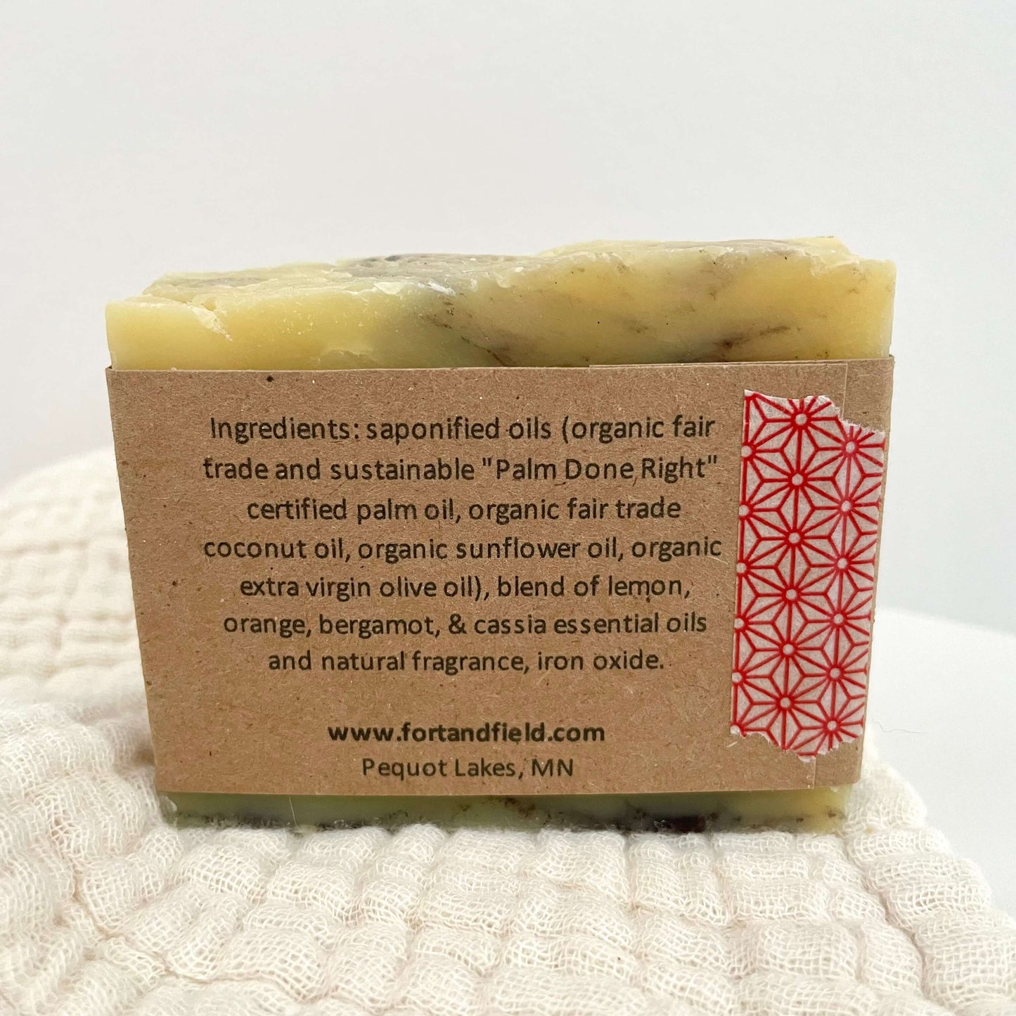 Bergamot Citrus Cassia Hand-Poured Soap Bar