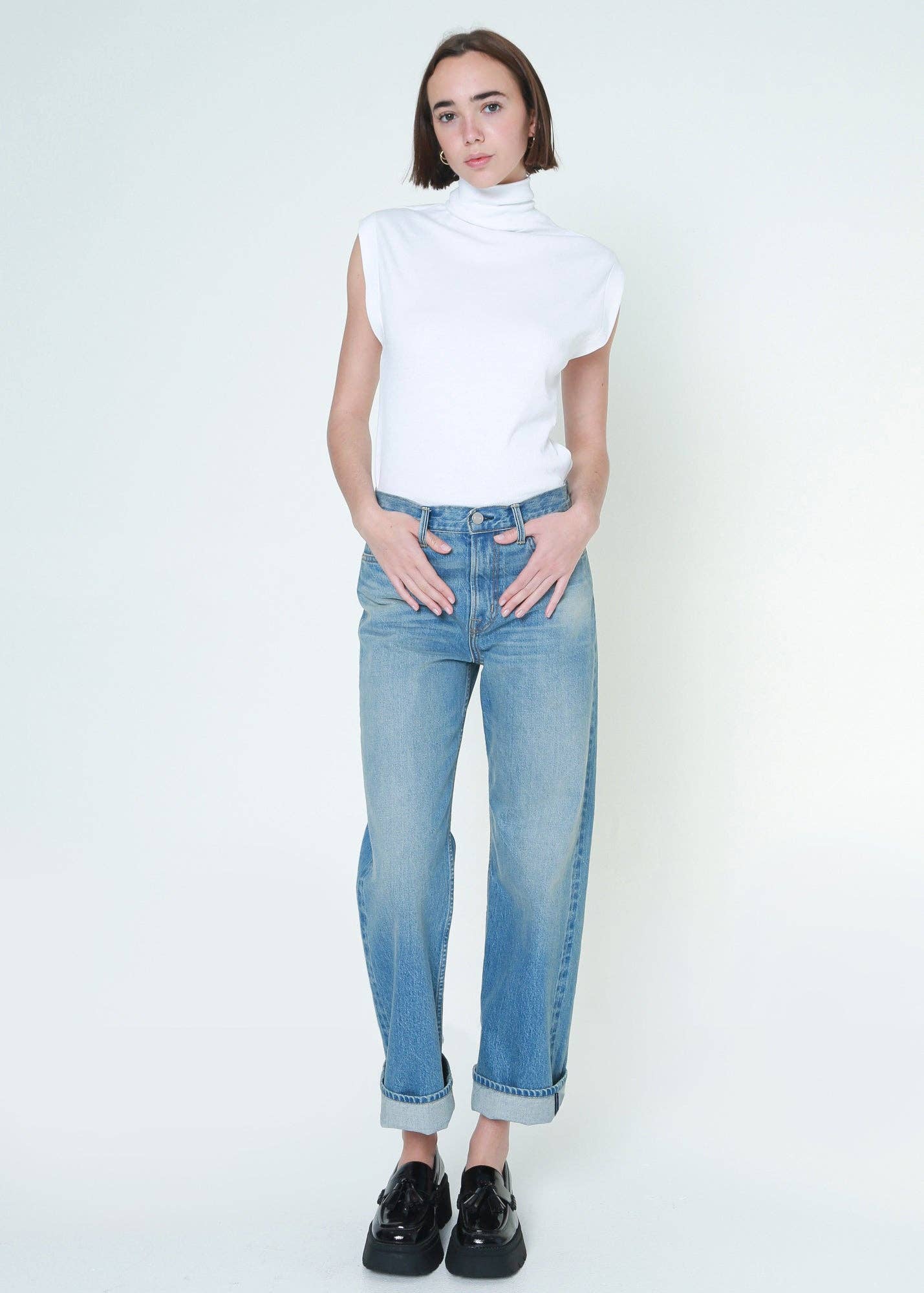 Selma Loose Straight Denim- Philadelphia