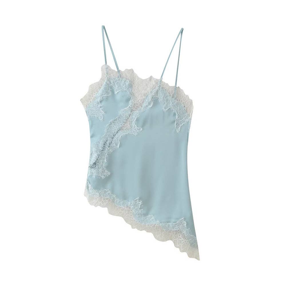 Lace Trim Camisole Top Women Multiple Colors N5A411